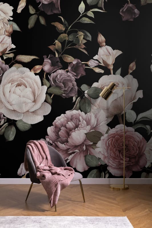 Hovia FL0013DA30W Chloe - mural w realistyczne kwiaty