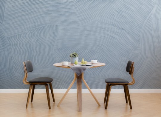 Hovia AB0313BU03W Trail Blue - mural w organiczne linie