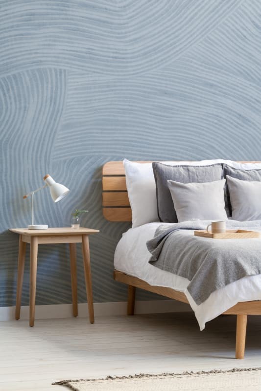 Hovia AB0313BU03W Trail Blue - mural w organiczne linie