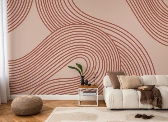 Hovia GE0241PI03W Kyoto Terracotta - mural w geometryczny wzór