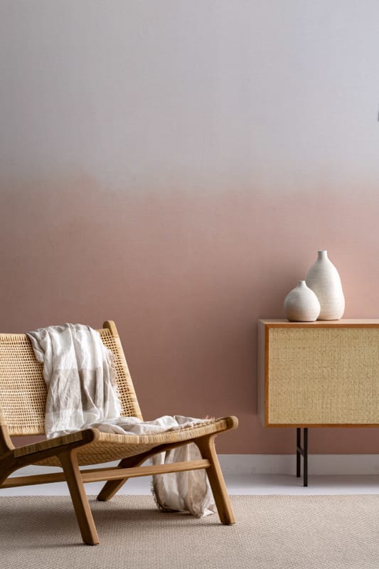 Hovia OM0038PI04W Root Peach - mural z efektem gradientu