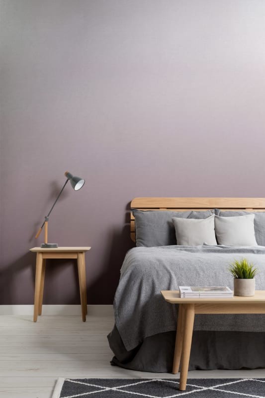 Hovia OM0017PU01W Ombre Plum - mural z efektem ombre