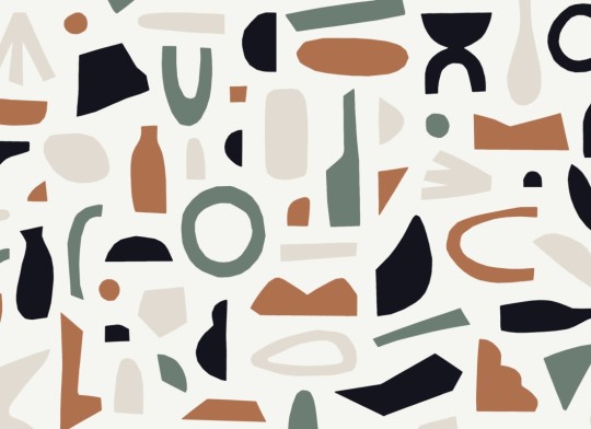 Hovia AB0012OR03W Forme - mural w abstrakcyjny wzór