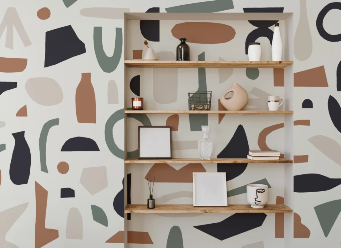 Hovia AB0012OR03W Forme - mural w abstrakcyjny wzór