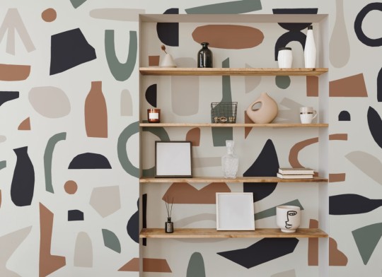 Hovia AB0012OR03W Forme - mural w abstrakcyjny wzór