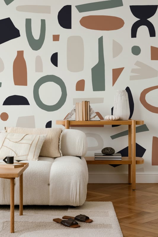 Hovia AB0012OR03W Forme - mural w abstrakcyjny wzór