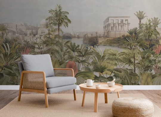 Hovia TR0072GR04W Valley of Palms - mural w egzotyczny krajobraz
