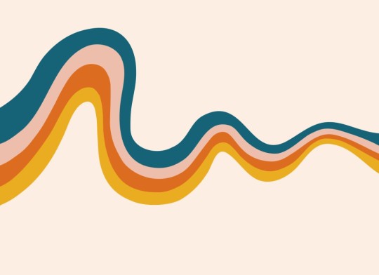 Hovia CO0010MU06W Groove - mural w retro fale