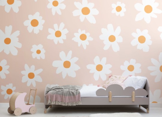 Hovia FL0083WP03W Daisy - mural dziecięcy w stokrotki