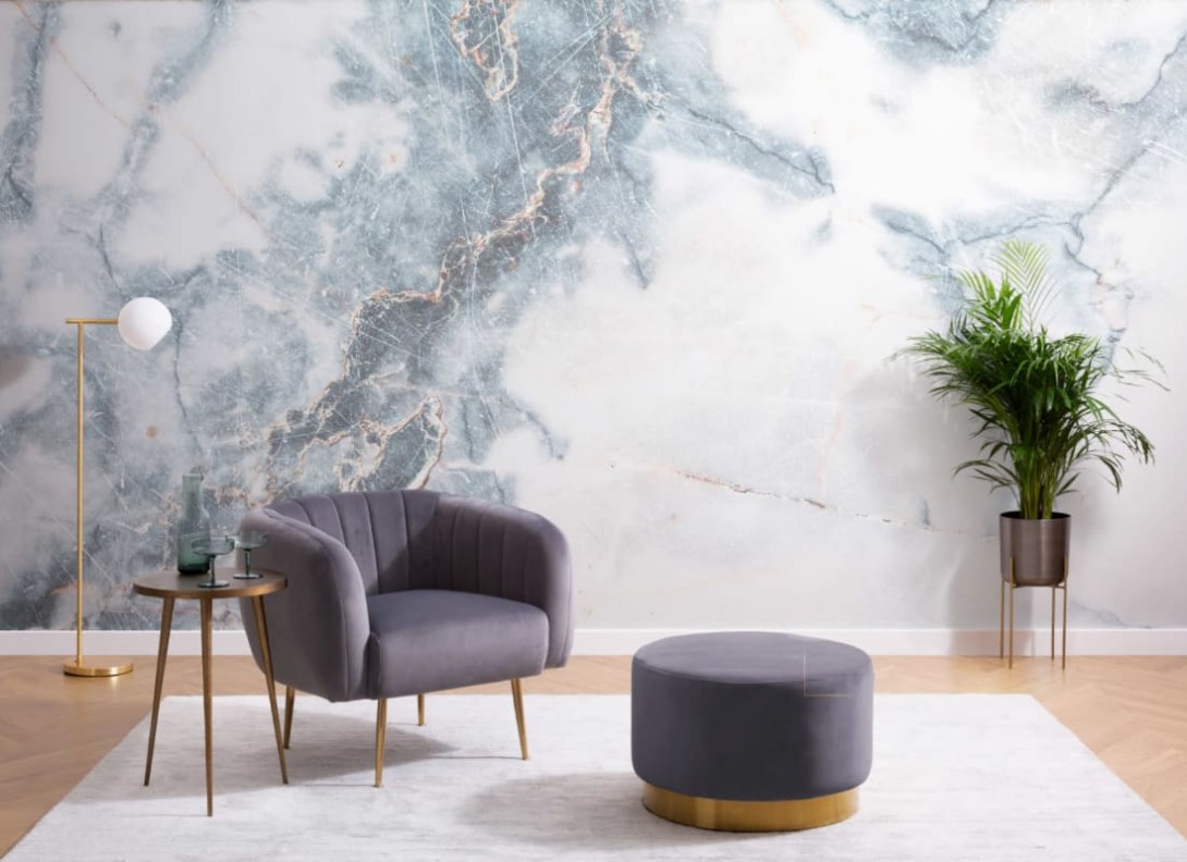 Hovia MA0034NE30W Torano - mural imitujący marmur