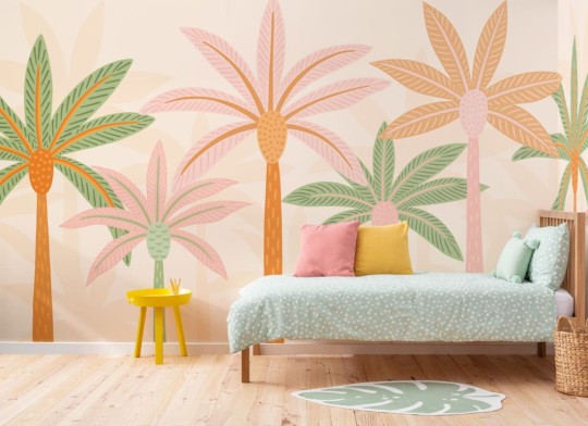 Hovia TR0060MU03W California - mural dla dzieci w palmy