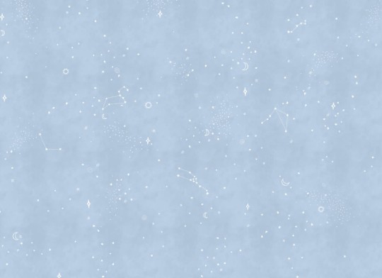 Hovia SG0046BU03W Celestial Blue - mural w gwiazdy