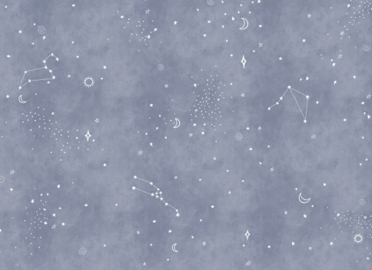 Hovia SG0506BU03W Celestial Navy - mural w gwiazdy