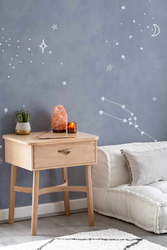 Hovia SG0506BU03W Celestial Navy - mural w gwiazdy