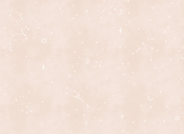 Hovia SG0508PI03W Celestial Pink - mural w gwiazdy