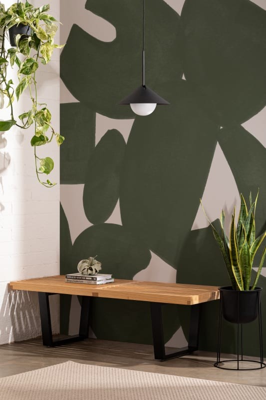 Hovia AB0446GR03W Wabi Green - mural w abstrakcyjne kształty