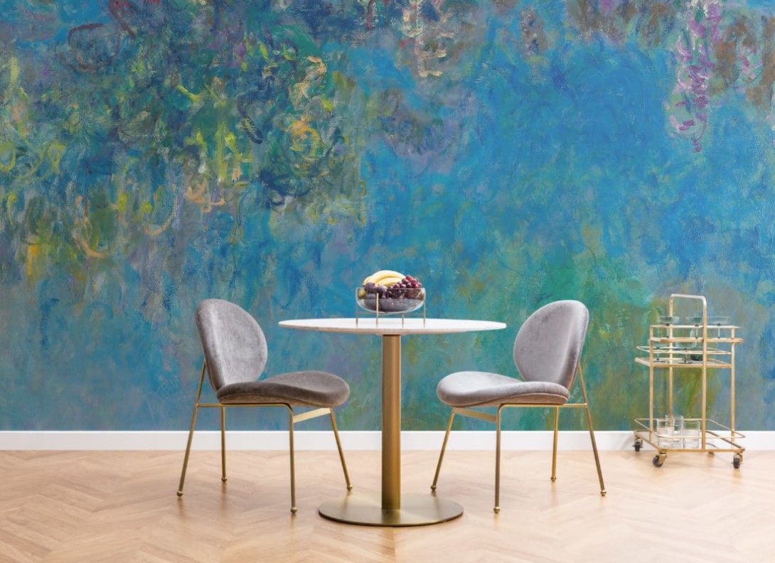 Hovia AR0004MU01W Wisteria - mural w impresjonistyczne rośliny Claude’a Moneta