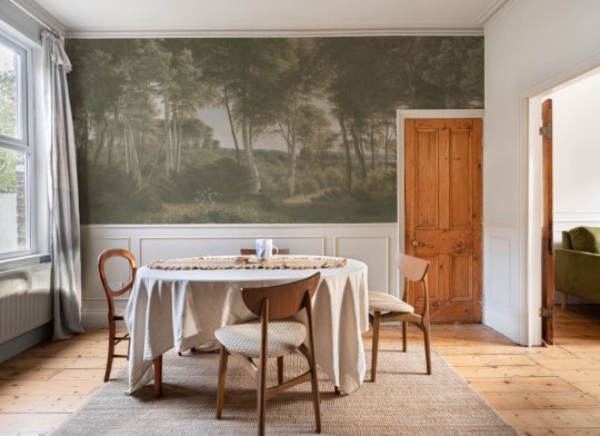 Hovia FO0369GR04W Delhoved Forest Light - mural w leśny pejzaż