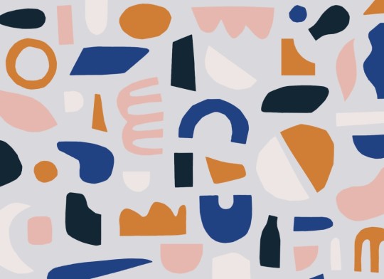 Hovia AB0014PA03W Cutout - mural w abstrakcyjny wzór