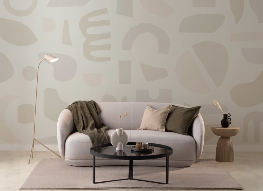 Hovia AB0134NE03W Cutout Light - mural w abstrakcyjny wzór