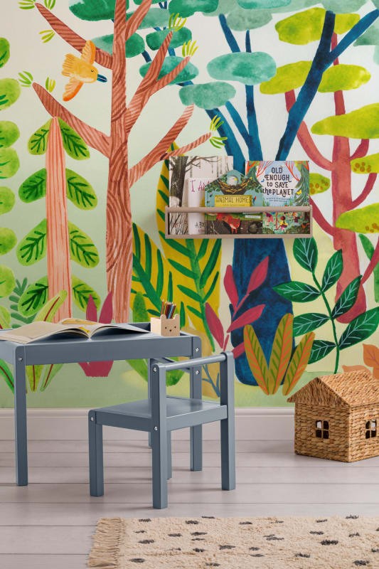 Hovia CH0216MU07W Funky Forest - mural dziecięcy w leśny pejzaż