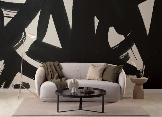 Hovia AB0103BL03W Shuji - mural w abstrakcyjny wzór