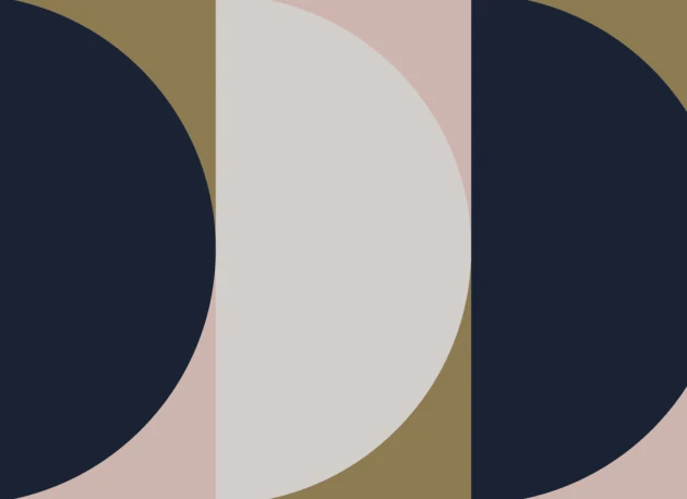 Hovia GE0167MU40W Jacobsen Navy - mural w geometryczny wzór