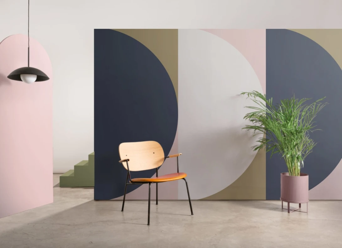 Hovia GE0167MU40W Jacobsen Navy - mural w geometryczny wzór