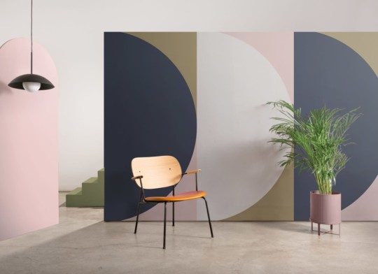 Hovia GE0167MU40W Jacobsen Navy - mural w geometryczny wzór