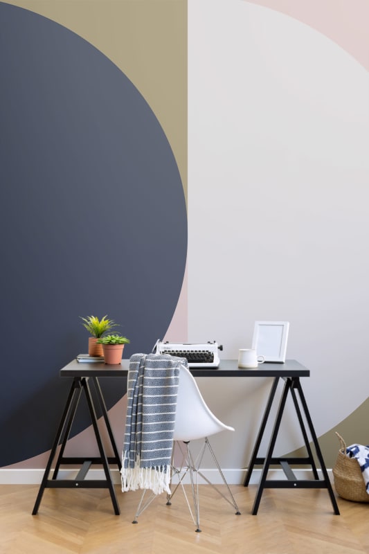 Hovia GE0167MU40W Jacobsen Navy - mural w geometryczny wzór