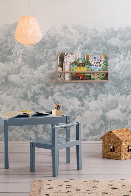 Hovia FO0112BU07W Buttonwood Blue - mural w drzewa