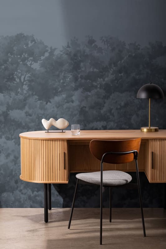 Hovia FO0114BU07W Buttonwood Navy - mural w drzewa