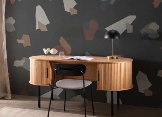 Hovia TZ5008DA04W Artful Dark - mural we wzór lastryko