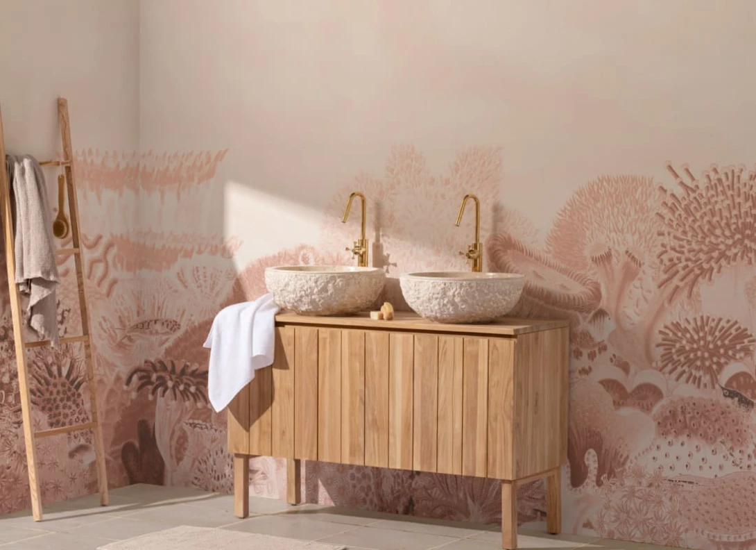 Hovia OC0033PI06W Reef Peach - mural w rafę koralową