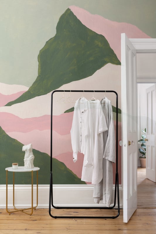 Hovia AB0270GR04W Grande Sassière Green - mural w górski krajobraz