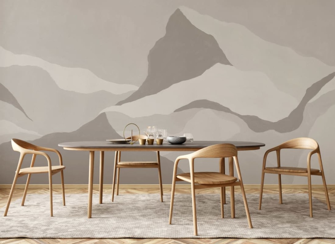 Hovia AB0271NE04W Grande Sassière Neutral - mural w górski krajobraz