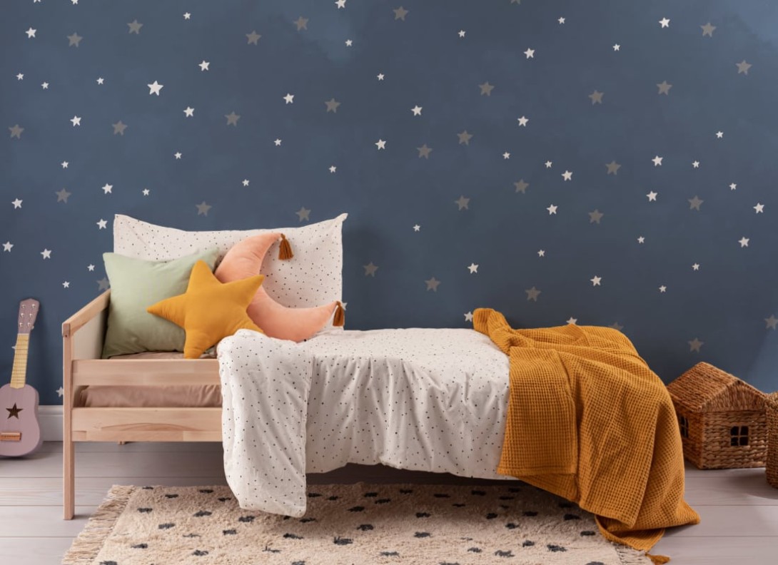 Hovia NS5009BU02W Magic - mural dla dzieci w gwiazdy