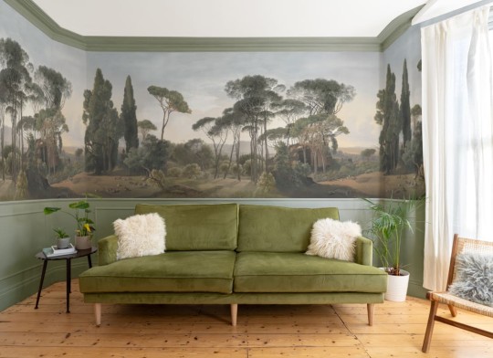 Hovia LA0377GR03W Tivoli Classic - mural w śródziemnomorski krajobraz