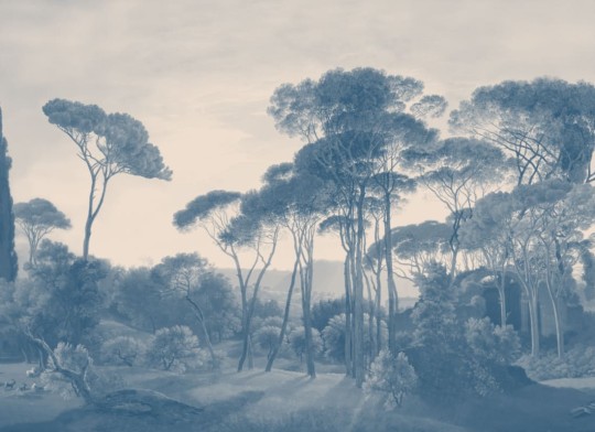 Hovia LA0379BU03W Tivoli Blue - mural w śródziemnomorski krajobraz