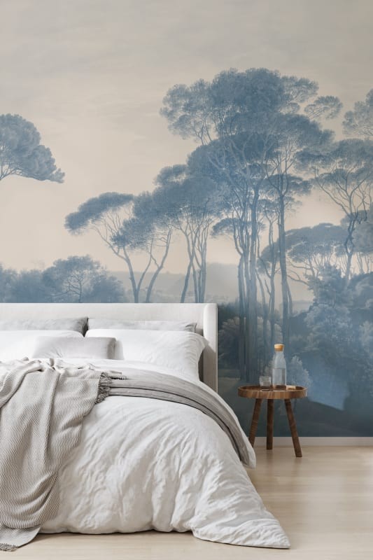 Hovia LA0379BU03W Tivoli Blue - mural w śródziemnomorski krajobraz