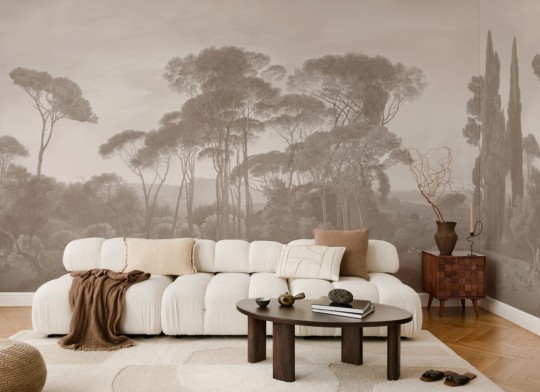 Hovia LA0380BE03W Tivoli Beige - mural w śródziemnomorski krajobraz