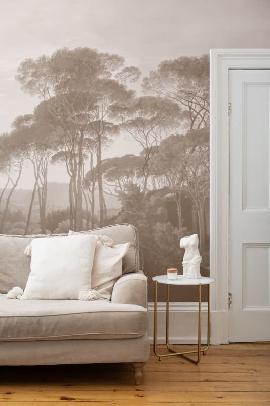 Hovia LA0380BE03W Tivoli Beige - mural w śródziemnomorski krajobraz