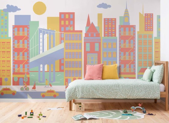 Hovia CH0022MU03W New York - mural dla dzieci w panoramę Nowego Jorku