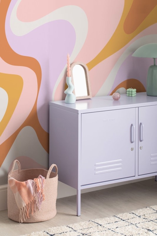 Hovia AB0131MU04W Chic - mural w retro fale