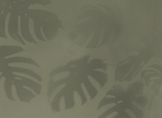 Hovia TR0414GR06W Climate Green - mural w duże liście