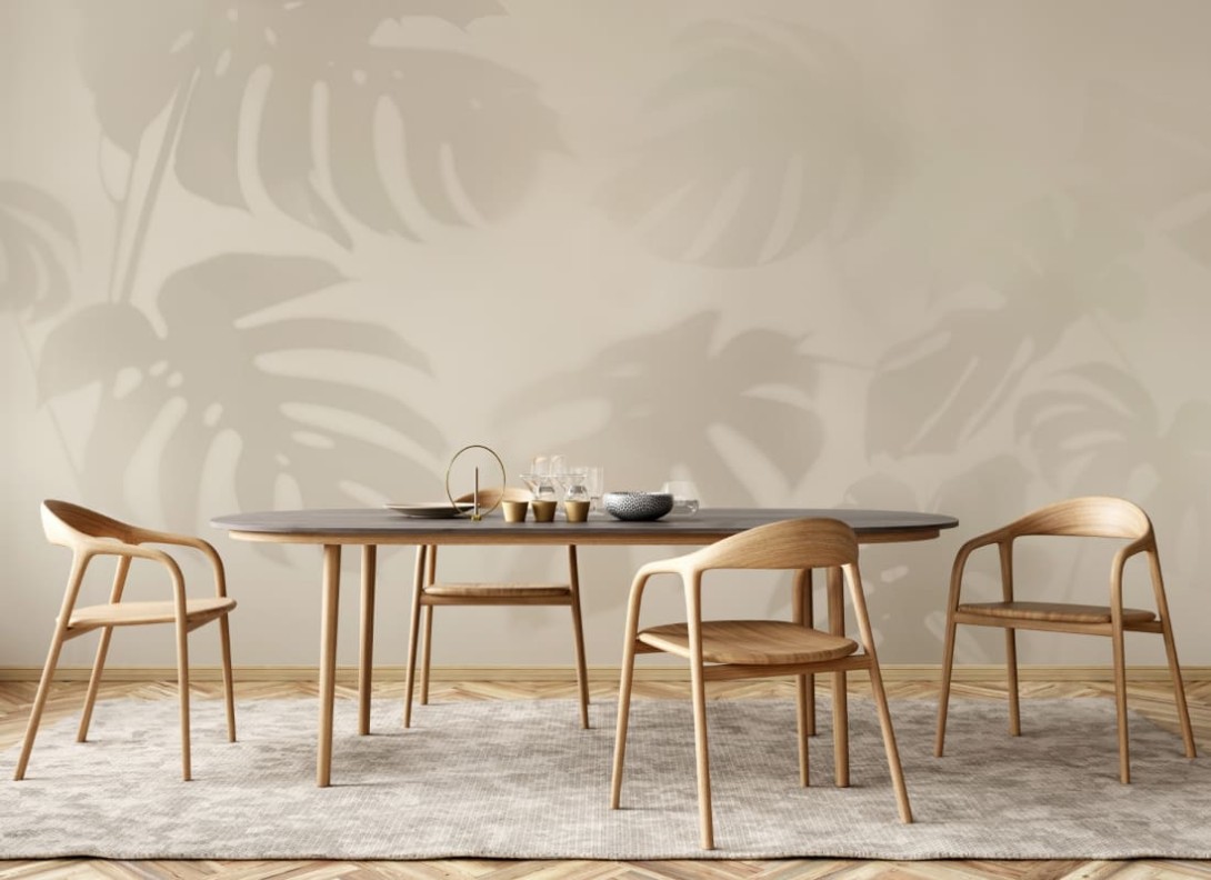 Hovia TR0417NE06W Climate Neutral - mural w duże liście