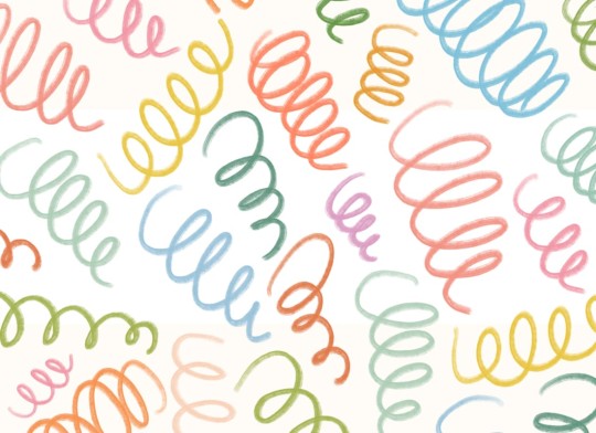 Hovia CH5112MU07W Slinky - mural dla dzieci w kolorowe spirale