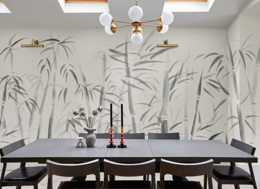 Hovia FO0100GE05W Bamboo Garden - mural w ogród bambusowy