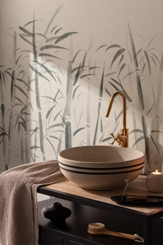 Hovia FO0100GE05W Bamboo Garden - mural w ogród bambusowy