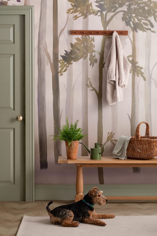 Hovia FO0106PI03W Escape - mural w zamglony las